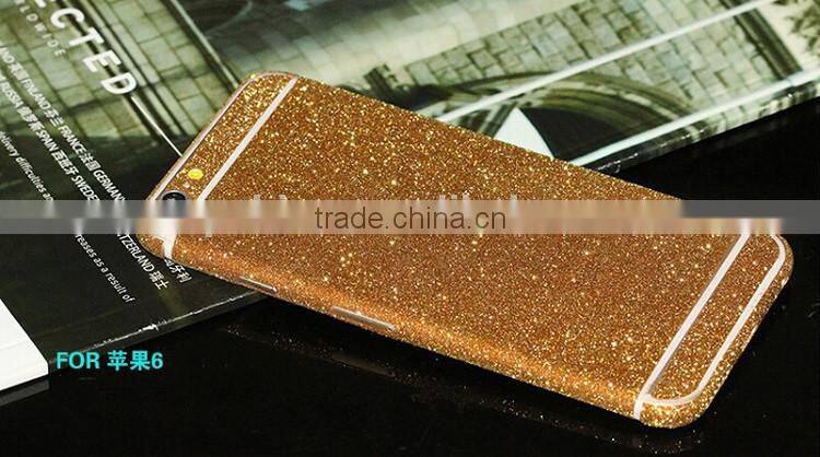 Glitter full body sticker for iPhone 6,for iPhone decal skin sticker