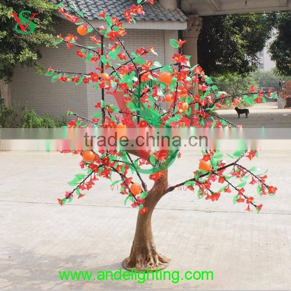 Outdoor artificial led tree light lighted fruit tree