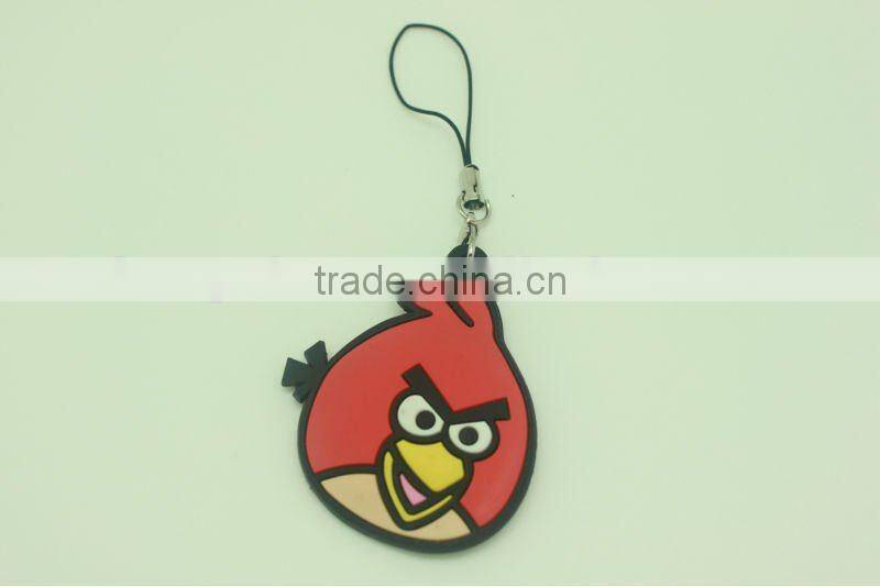 high quality silicone custom key chain