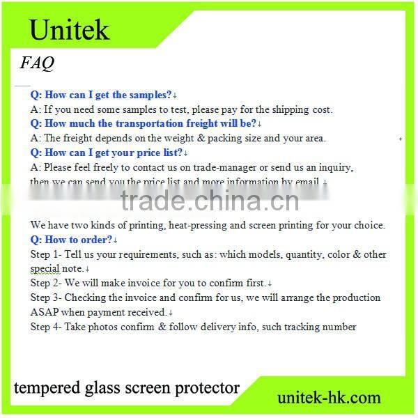 2.5D 9h Blue Light Cut Tempered Glass Screen Protector for iPhone 6 plus, anti blue light screen protector