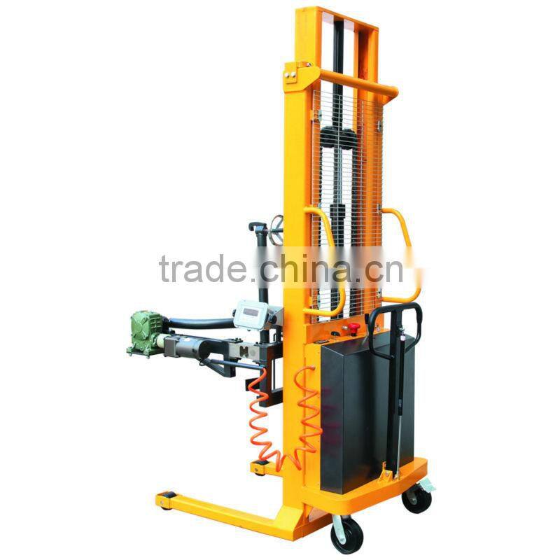 Drum Dispenser - Power Lifing and Tilting Drum Stacker (Two-Stage)