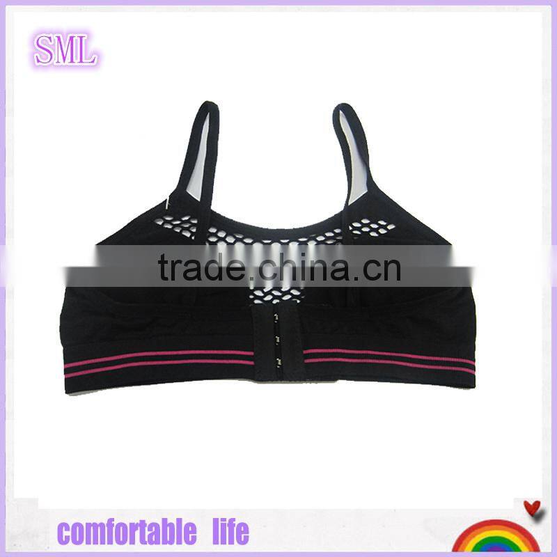 2015 black sexy transparent teenager girls see through bra