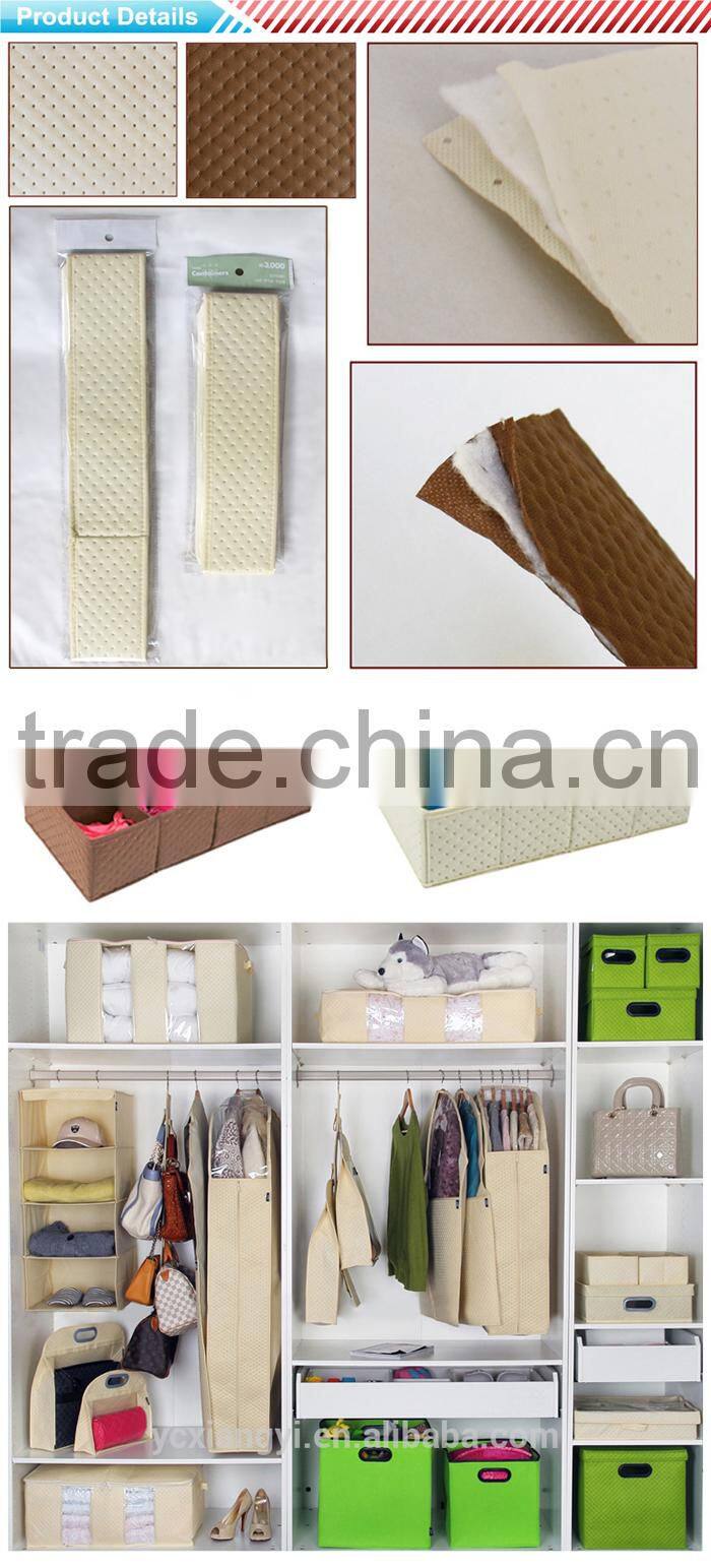 3 layers non woven fabric opening Storage box