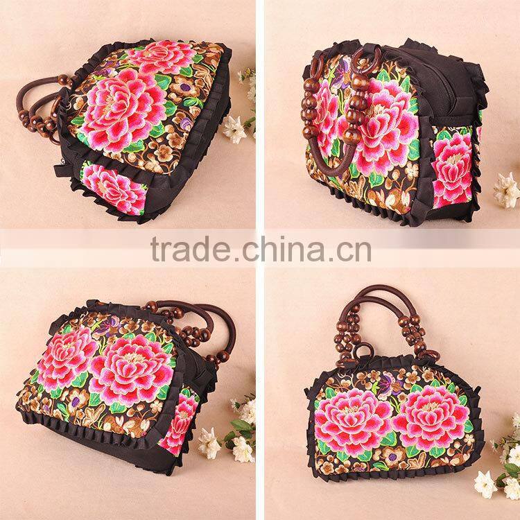 2016 the most popular Bohemian style ethnic embroidery woman handbag