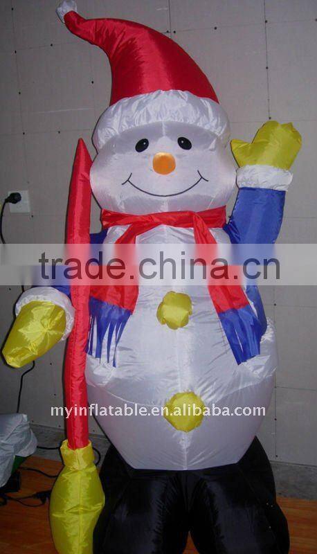 christmas inflatable snowman set