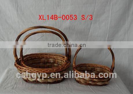 Beautiful cotton rush basket