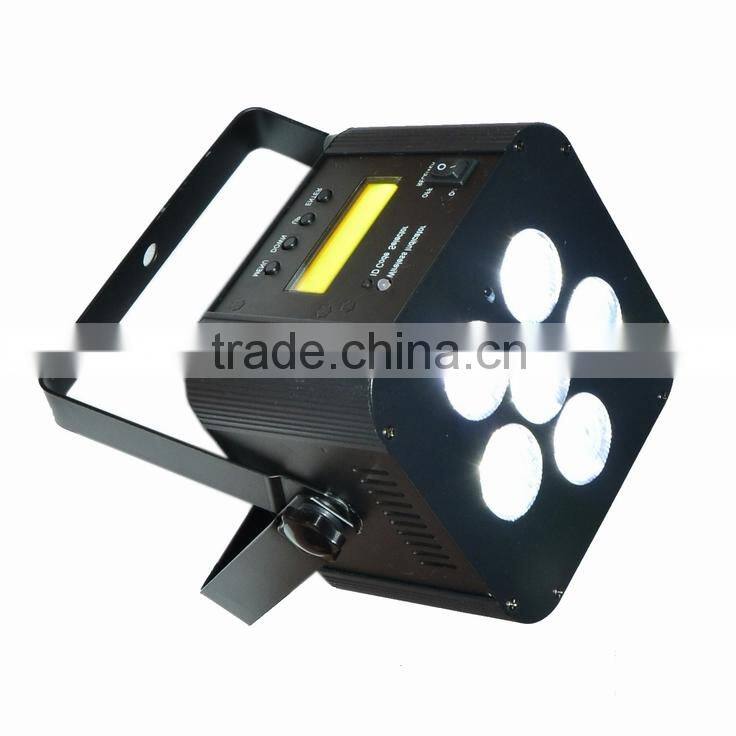 6*15W battery led lights