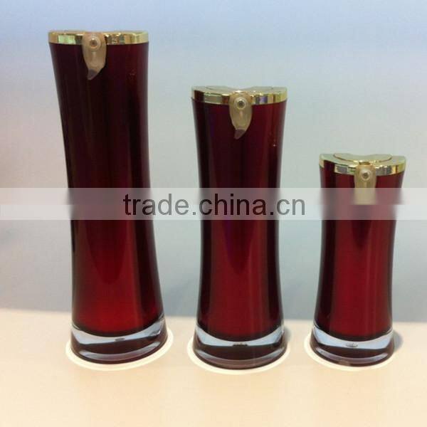 waist cosmetic lotion bottle acrylic bottle cosmetic empty bottle