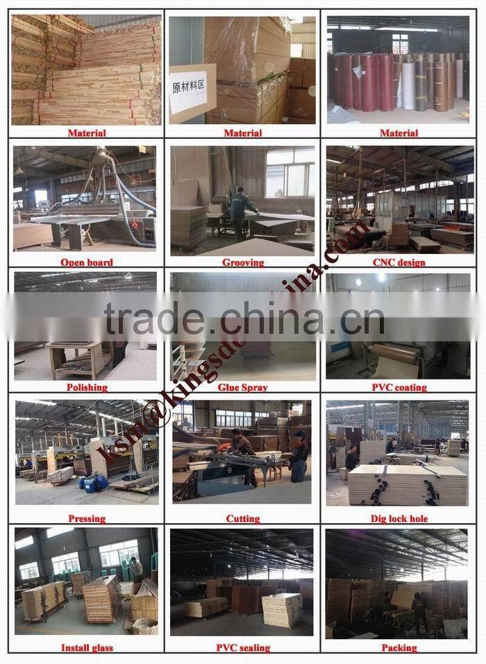 Interior wood laminated pvc doors