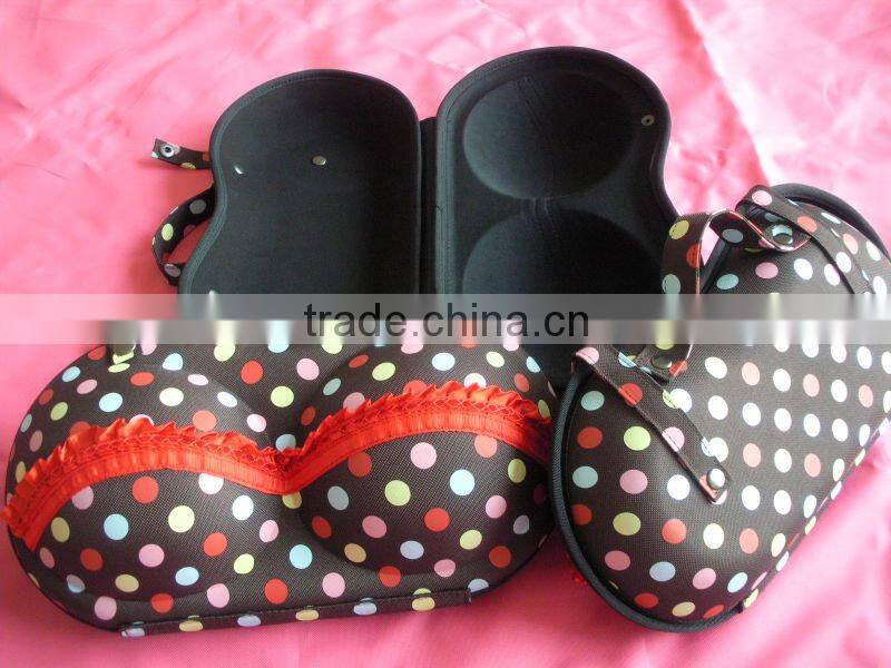 Double zipper puller bra case