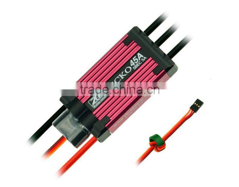 Speed controller 45A 5.0V 6.0V adjustable/5A BEC Output 2-6S Lipo Gecko 45A SBEC 8A ESC