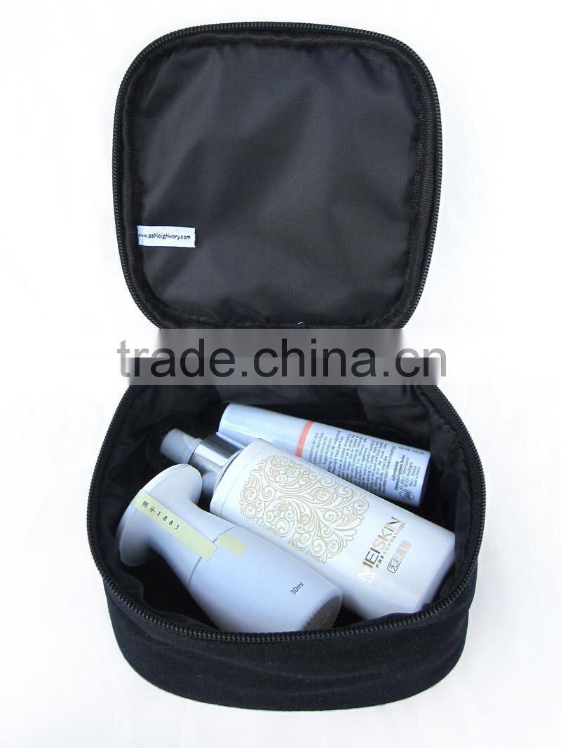 2014 fashion zip lock waterproof toiletry cosmetic bag