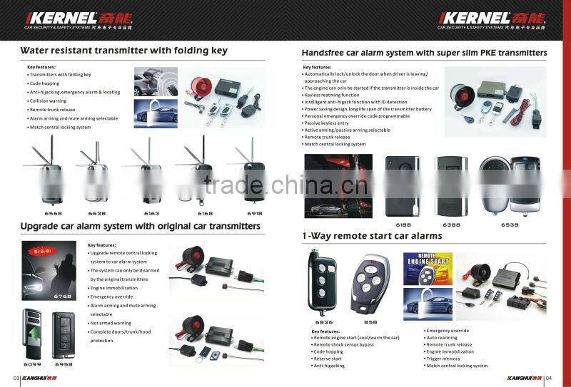 Two way magic talking car alarm system 8116B for long distance