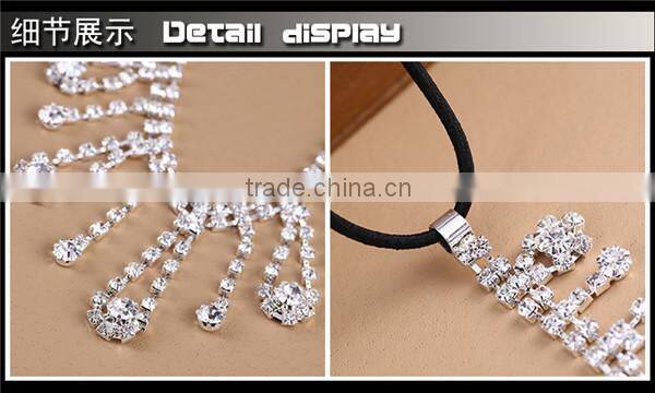 MYLOVE diamond crystal bridal hair jewelry women head bands handmade MLF137