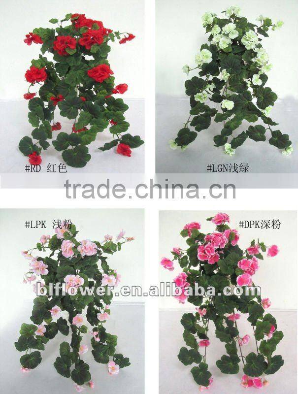 artificial hanging geranium YL288