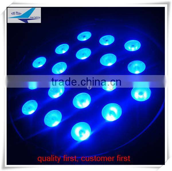2015 hot sale feituo stage light enough power 18x10w rgbw china led par cans or led par 64
