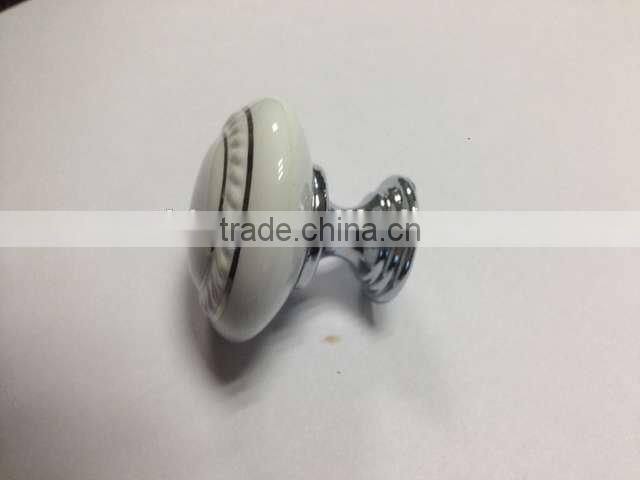 2016-2017 furniture kitchen door handles ceramic white knobs