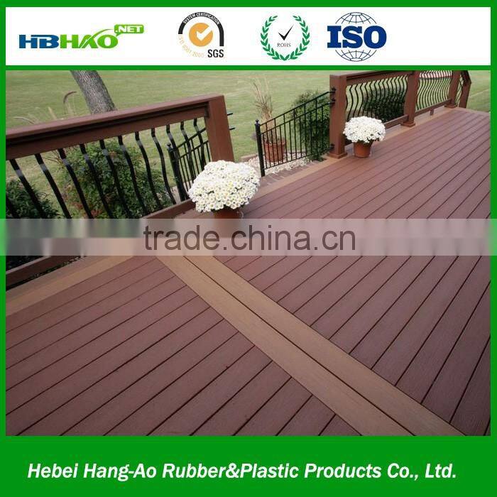 Hot sell Garden Path Anti-Slip Wood Plastic Composite WPC Decking