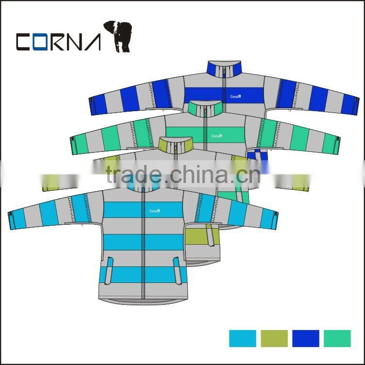 New design women active skiing jacket 2016