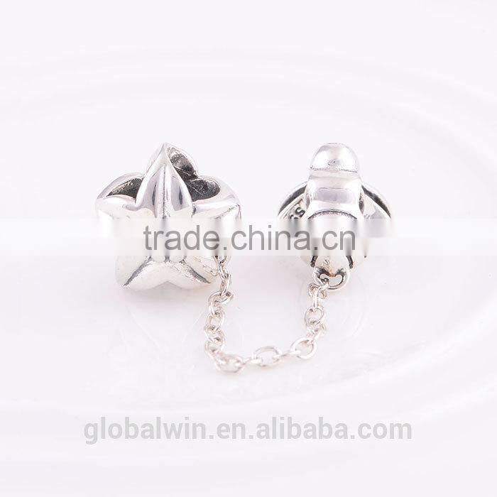 European S925 Sterling Silver Safety Chain For Bracelets