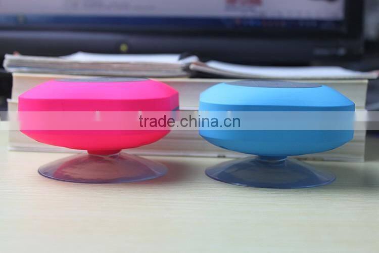 2015 new IPX4 ROHS shower bluetooth speaker waterproof