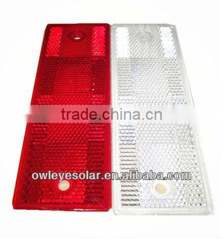 hi vis vehicles red&white rear reflective equipment, side marker reflector