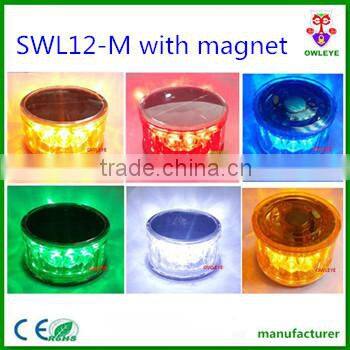 car led flashing magnetic strobe lights with solar panel