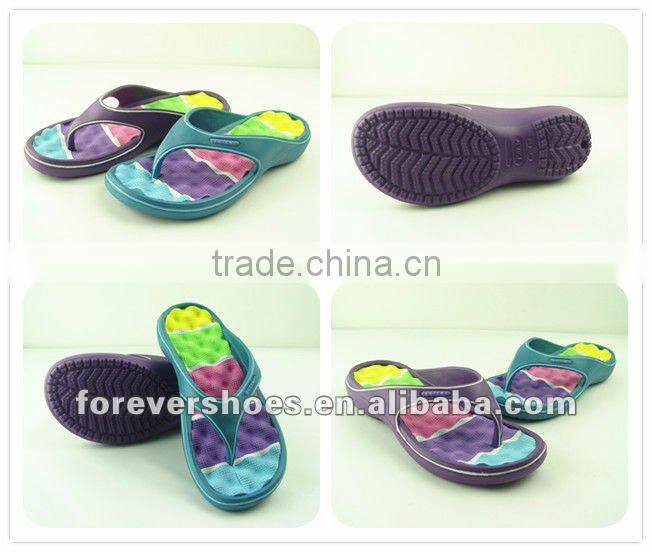 Latest fashion and colorful women/men EVA slipper 2013