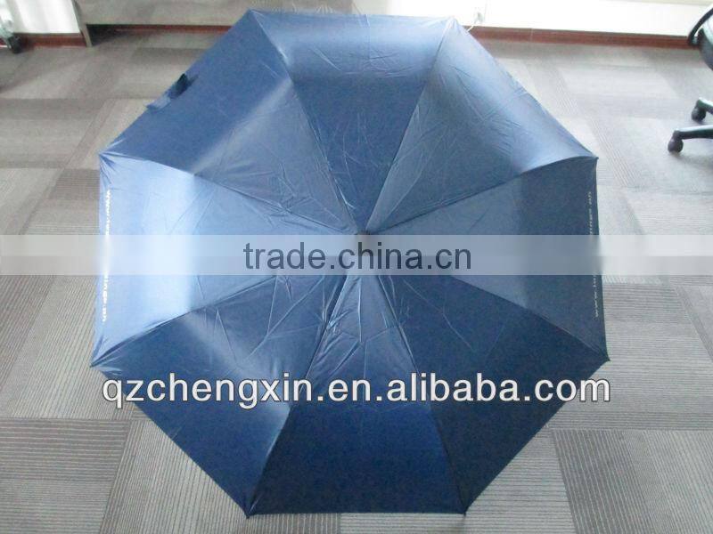 two folding wooden handle advertising umbrella