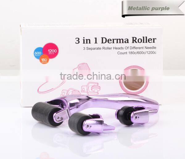 China beauty salon equipment micro needling needle tips 3 In 1 Kits derma roller