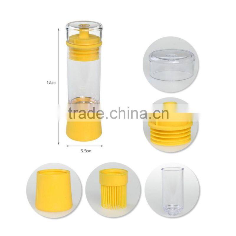 Cooking Oil Spray Bottle With Silicone Brush Cooking Tools Essential Oil Bottle