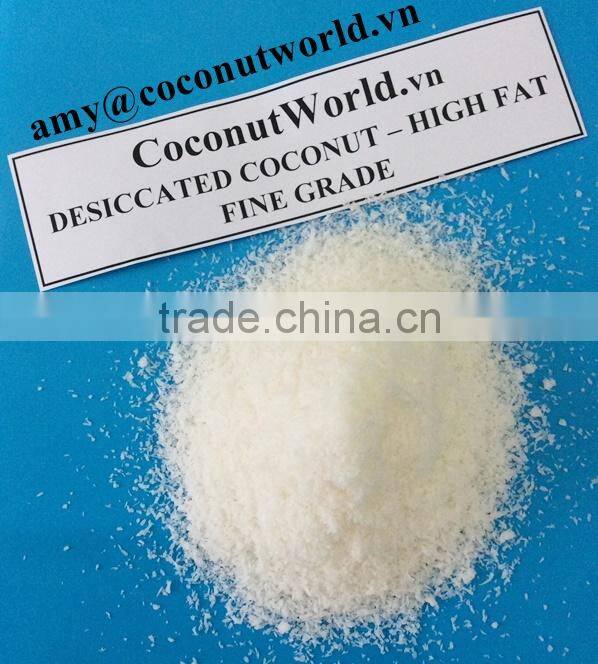 NEW CROP DESICCATED COCONUT- HIGH FAT AND LOW FAT