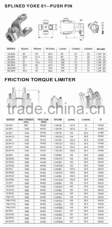 Agriculture Machinery Tractor Cross Drive Shaft With Ce Certificate