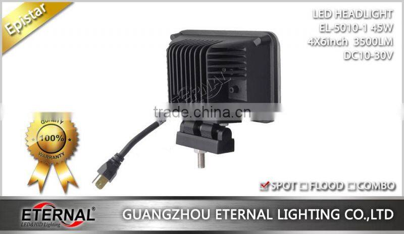 Universal 4x6" LED headlight replacement H4651 for truck car 74-97 Chevrolet Buick Cadillac