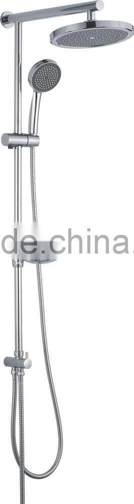 Shower Set with Hand Shower, Overhead Shower, Slide Bar