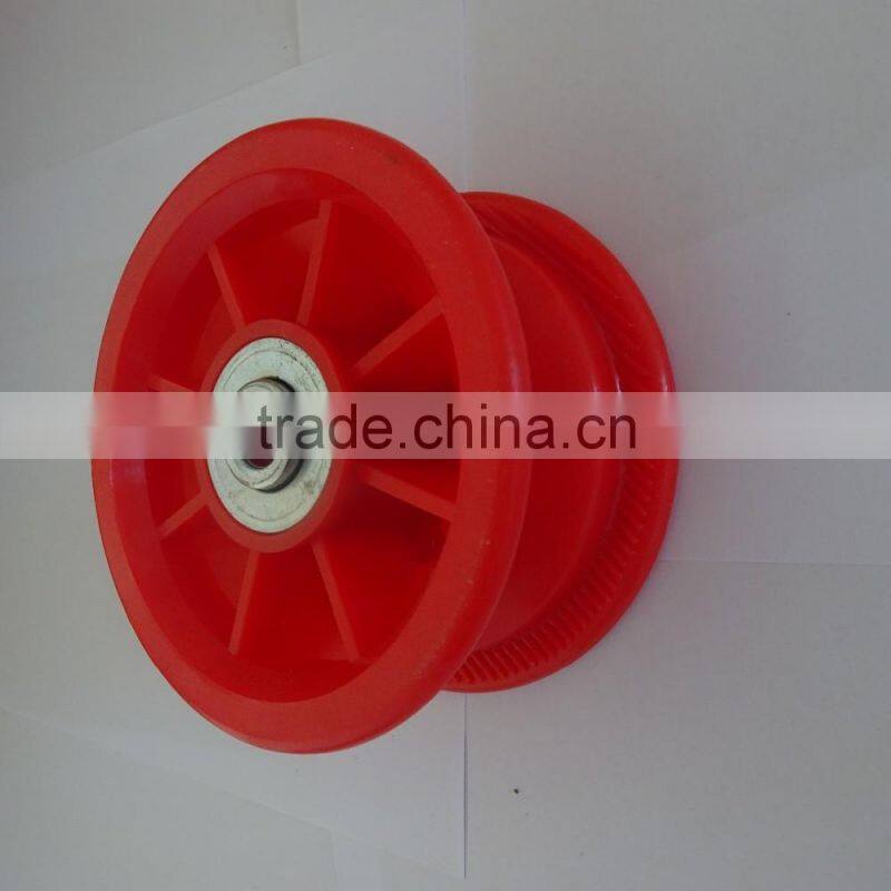 High quality Plastic red rim 3.50-4 for pneumatic wheel pu foam wheel