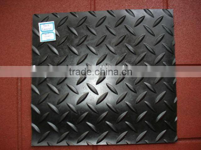 Diamond pattern rubber Matting Non slip rubber matting anti slip diamond tread rubber floor