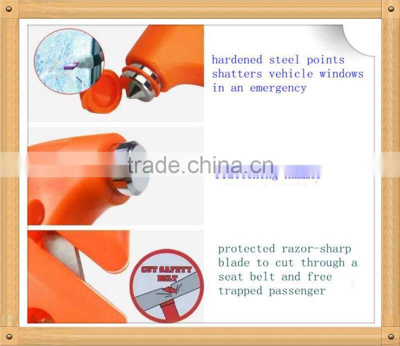 Emergency Hammer with Seat Belt Cutter
