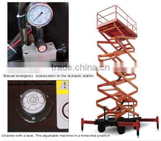 Customized available Hydraulic aerial work scissor lift platform