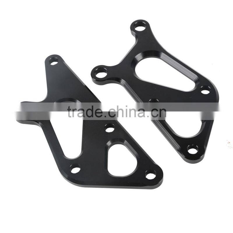 Details about Black Aluminum CNC Front Foot Pegs Rest Set For Yamaha YZF R1 1000 2007-2008