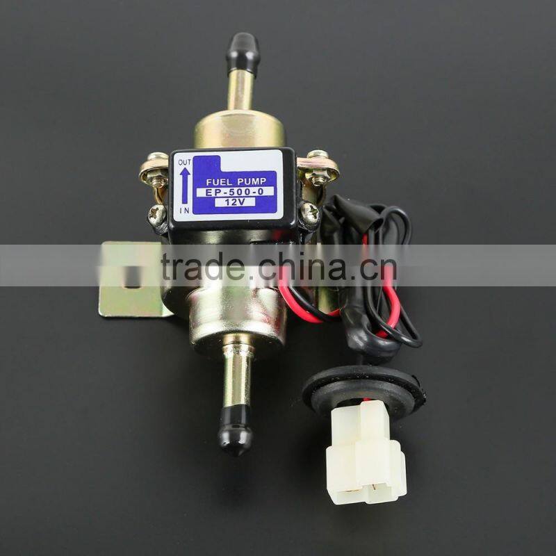 New 12V Universal Low Pressure Gas Diesel Electric Fuel Pump 1/4 tubing 3-5 PSI