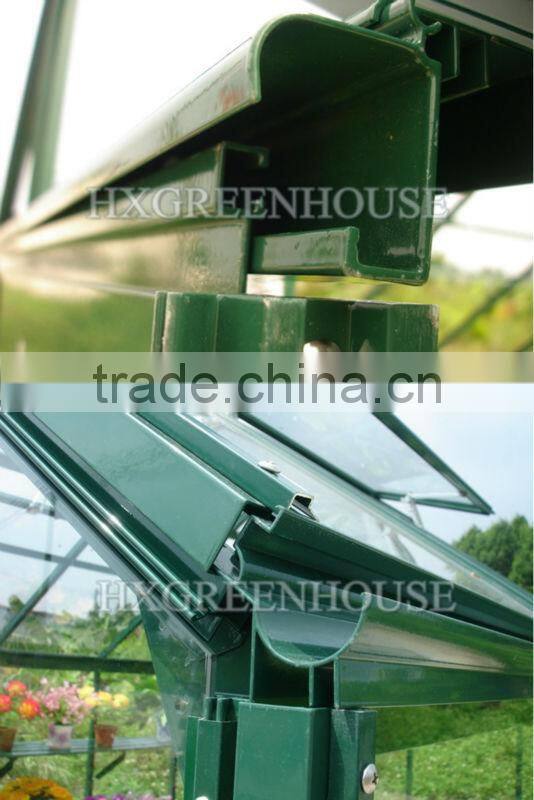 High performance aluminium large glass agricultural greenhouses