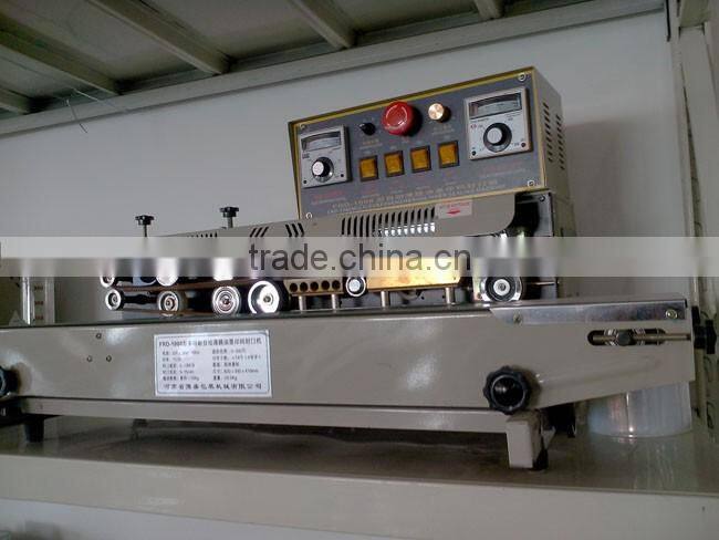 Plastic bags continuous sealing machine for sale