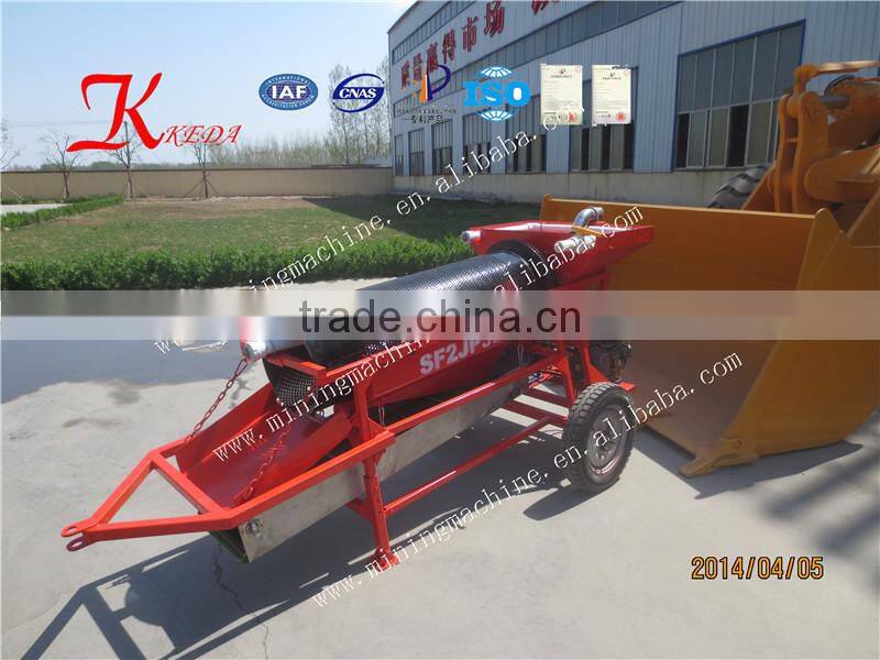 Patented gold washing trommel for sale