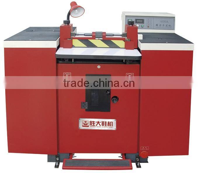 split machine for leather shoe making machine leather cutting machine