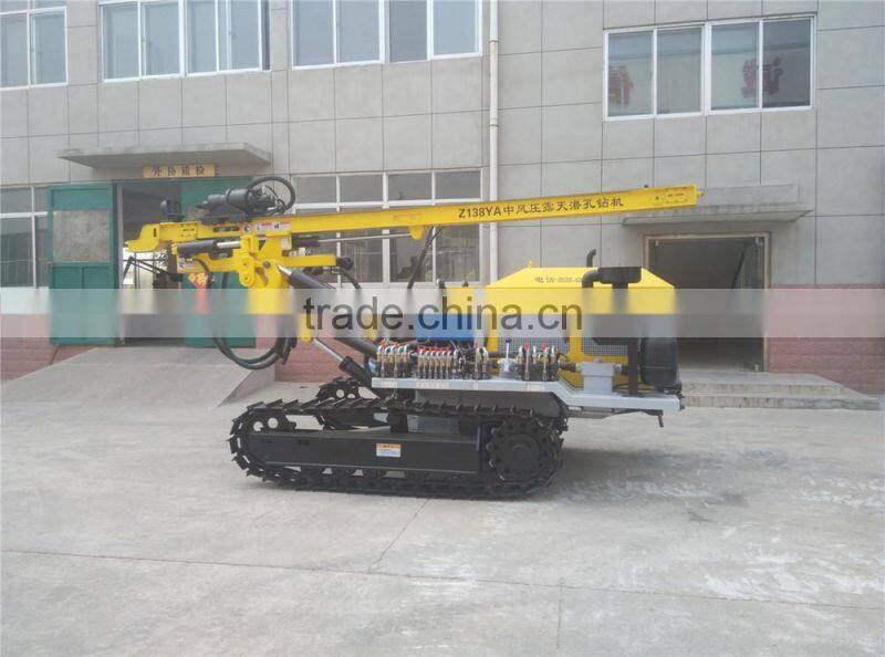 hydraulic DTH and blasting hole drilling machine CTQ-Z138Y
