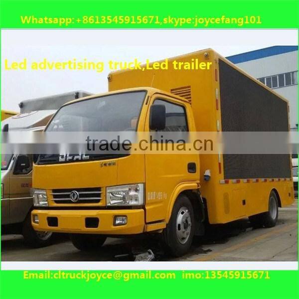 P12mm Outdoor Fullcolor Advertising Led Mobile Billboard For Truck