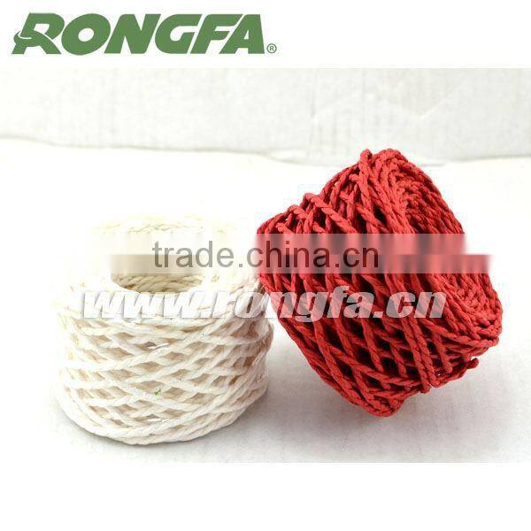competitive price colored coiled paper twisted jute rope