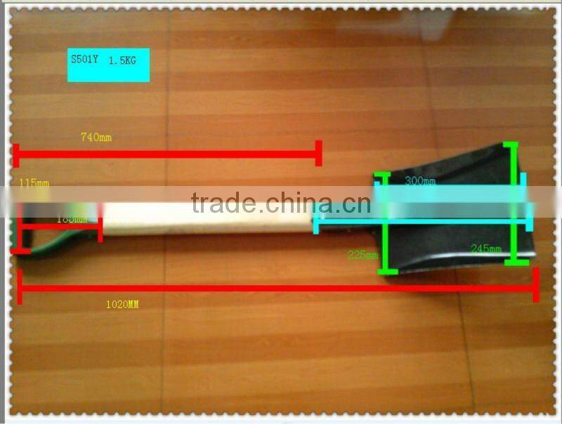 agriculture garden hand tools wooden hand shovel