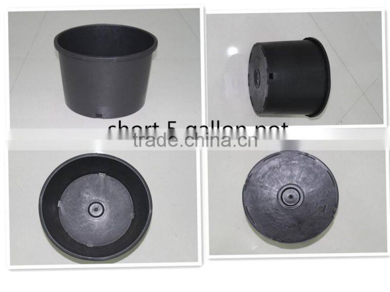 black garden 5 gallon cheap flower pots